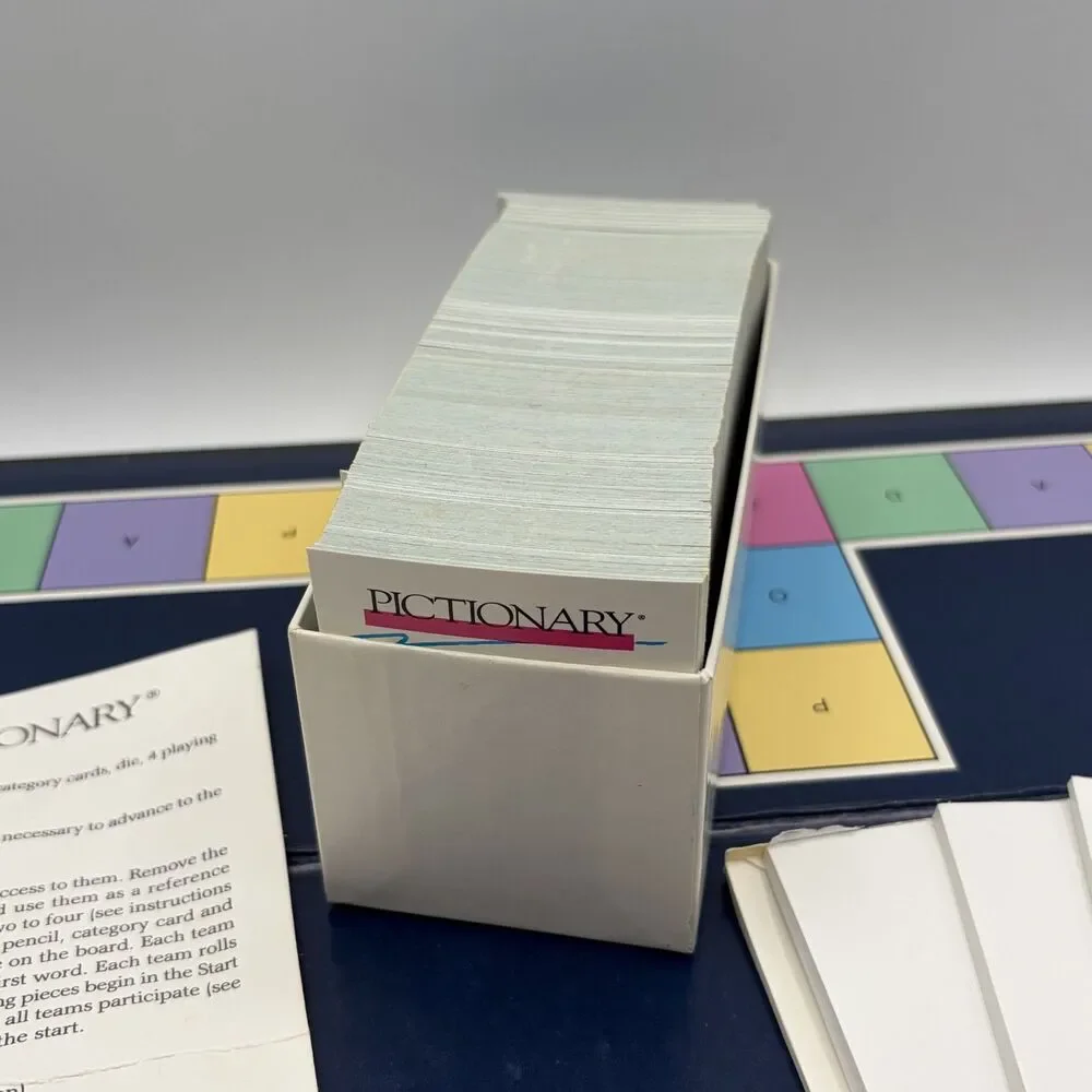 Pictionary Updated For The 90's Classic Board Game from 1993 COMPLETE